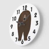 Bear Clock Große Wanduhr (Winkel)