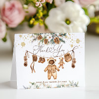Bear ClothestLine Cold Outside Babydusche