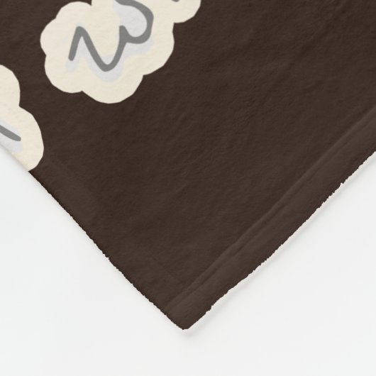 Bear Contemplates Hibernation Fleecedecke (Ecke)