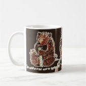 Bear Contemplates Hibernation Kaffeetasse (Links)