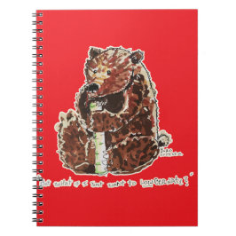 Bear Contemplates Hibernation Notizblock