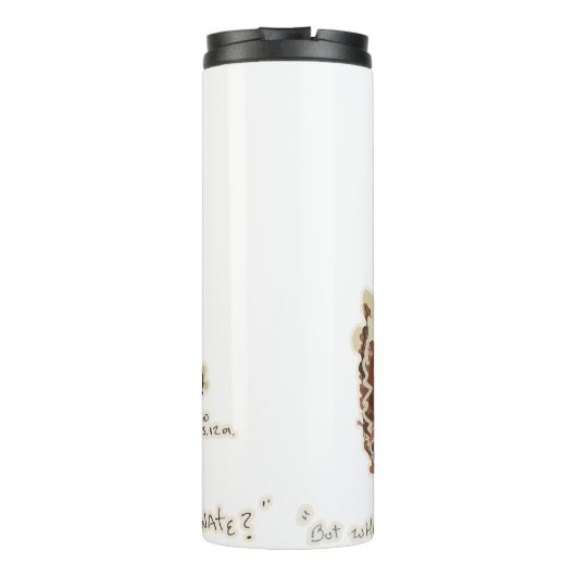 Bear Contemplates Hibernation Thermosbecher (Rückseite)