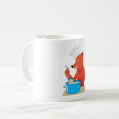 Bear Cooking Soup Mug Kaffeetasse (Vorderseite Links)