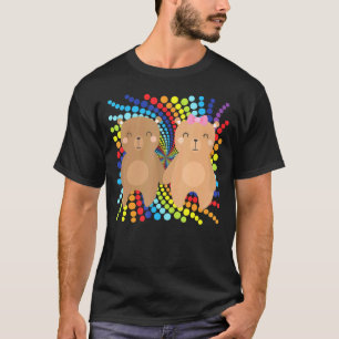 Bear Couples Valentines Wedding Engagement Party L T-Shirt