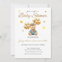 Bear Crown Gold Ballons Kinderdusche Es ist ein Ju