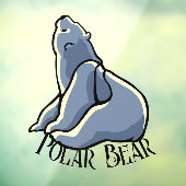 Bear Cub Decal Personalisiert Bär Art Window Fensteraufkleber (Blatt 3)