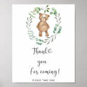 Bear \ Danke, dass Sie kommen Poster (Vorne)