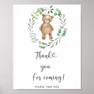 Bear \ Danke, dass Sie kommen Poster