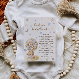 Bear danke, dass Sie viel Vintage Baby Duschkarte. Dankeskarte