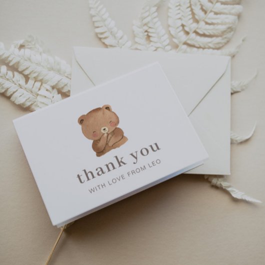 Bear Danke-Karte Dankeskarte