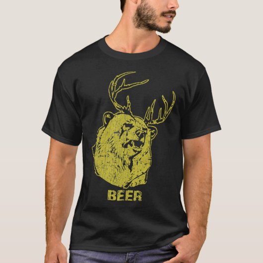 Bear + Deer = Beer Essential T-Shirt Copy (Vorderseite)