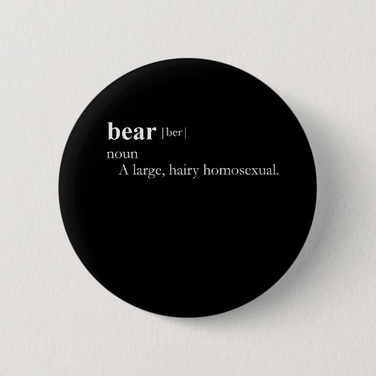 BEAR (Definition) Button (Vorderseite)