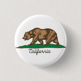 Bear der Republik Kalifornien Button