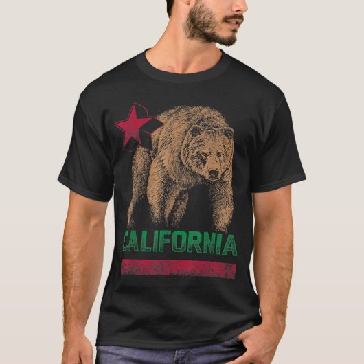 Bear der Republik Kalifornien T-Shirt (Vorderseite)