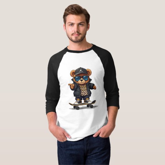 bear design T-Shirt (Vorne ganz)