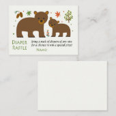 Bear Diaper Raffles Tickets (Vorne/Hinten)