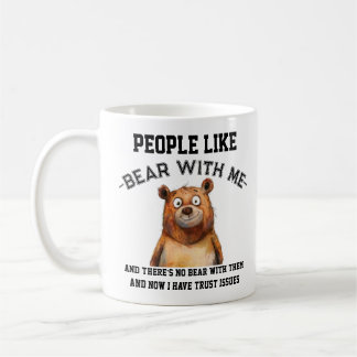 Bear dich mit mir - ein üppiger Freund voller Pist Kaffeetasse
