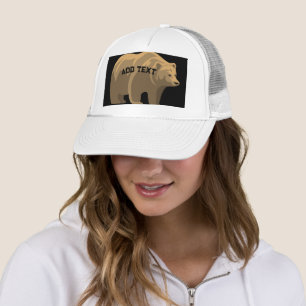 Bear dich mit Text gedruckter Bild-Kappe Truckerkappe