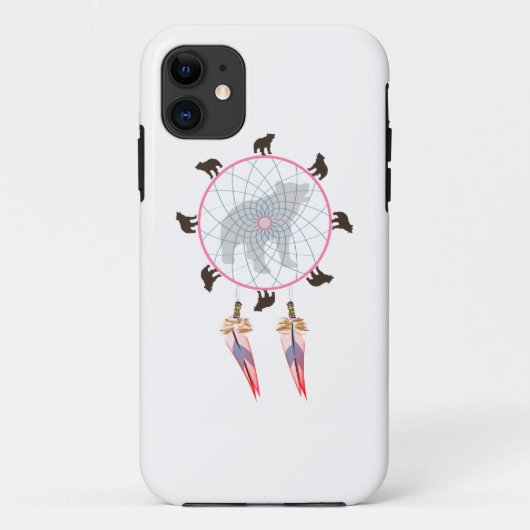 Bear Dream Catcher Case-Mate iPhone Hülle (Rückseite)