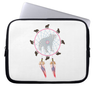 Bear Dream Catcher Laptopschutzhülle
