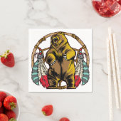 Bear Dream Catcher Serviette (Beispiel)