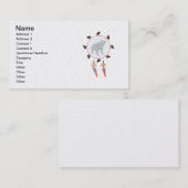 Bear Dream Catcher Visitenkarte (Vorne/Hinten)