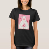 Bear Drinking Strawberry Milk T-Shirt (Vorderseite)