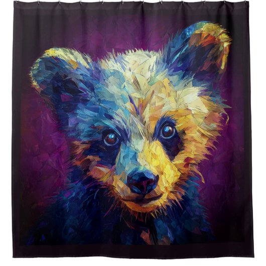 Bear Duschvorhang (Vorderseite)