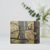 Bear Einladungen Personalisiert Spirit Bear Art UA (Stehend Vorderseite)