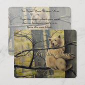 Bear Einladungen Personalisiert Spirit Bear Art UA (Vorne/Hinten)