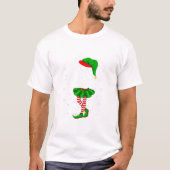 Bear Elf Christmas Matching Family T-Shirt (Vorderseite)
