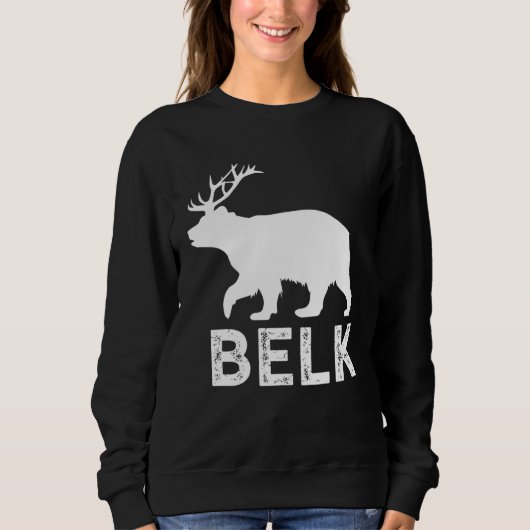 Bear Elk Big Game Elk Hunter Shed Antler Elk Hunti Sweatshirt (Vorderseite)