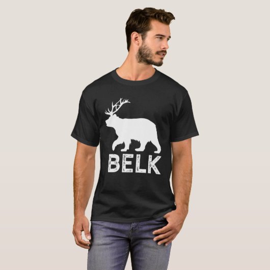 Bear Elk Big Game Elk Hunter Shed Antler Elk Hunti T-Shirt (Vorne ganz)