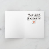 Bear es im Kopf Feiertagskarte (Innenseite)