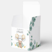 Bear Eucalyptus Balloons Baby Showdusche Geschenkschachtel (Geöffnet)