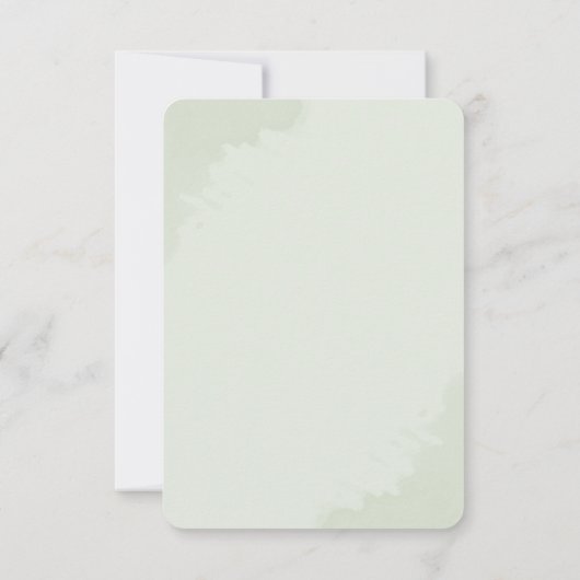 Bear Eucalyptus Foliage Couples Baby Dusche Einladung (Rückseite)