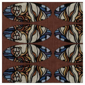 Bear Fabric Native Polar Bear Art Muster Stoff (Nahaufnahme)