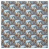 Bear Fabric Native Polar Bear Art Muster Stoff (Muster)