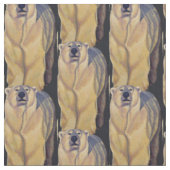 Bear Fabric Polar Bären Art Fabric Customizable Stoff (Nahaufnahme)