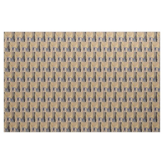 Bear Fabric Polar Bären Art Fabric Customizable Stoff (Fat Quarter (45,7 x 55,9 cm))