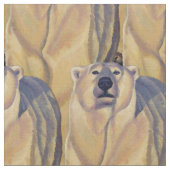 Bear Fabric Polar Bären Art Fabric Customizable Stoff (Nahaufnahme)