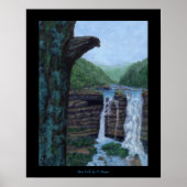Bear Falls Art Print Poster (Vorne)