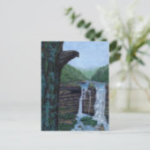 Bear Falls Painting Postkarte (Stehend Vorderseite)