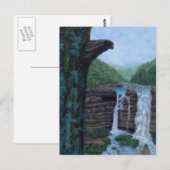 Bear Falls Painting Postkarte (Vorne/Hinten)