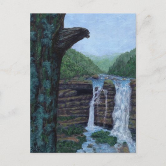 Bear Falls Painting Postkarte (Vorderseite)