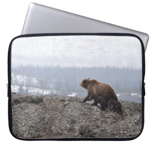 BEAR FAMILIE IN YELLOWSTONE LAPTOPSCHUTZHÜLLE