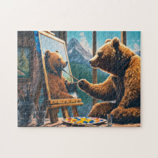 Bear Fan Art Fantasy Foto Puzzles Braun Bärenart