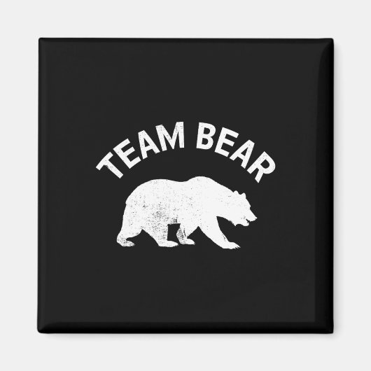 Bear Feminist Rage Feminism Magnet (Vorne)