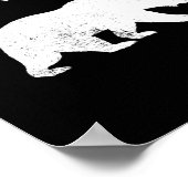 Bear Feminist Rage Feminism Poster (Ecke)