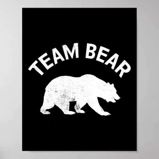 Bear Feminist Rage Feminism Poster (Vorne)